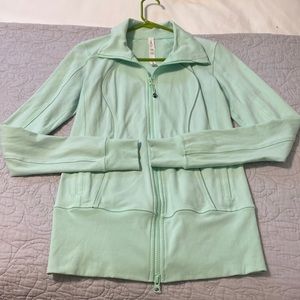 Size 6 Mint Lululemon Zip Up